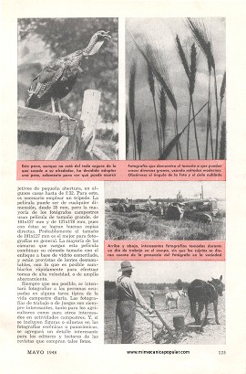 Hay dinero en fotos rurales - Mayo 1948