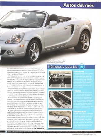 Toyota MR2 Spyder 2004 - Septiembre 2004