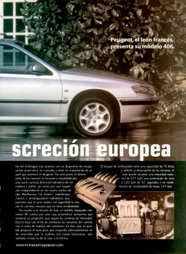 Peugeot, el león francés, presenta su modelo 406 -Marzo 2000