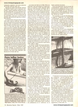 El hombre y el mar - Mayo 1987