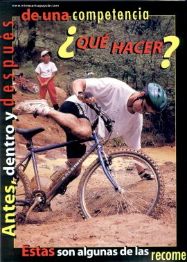 Mountain Bike - Antes, dentro y después de una competencia - Julio 1997