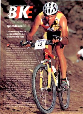 Mountain Bike - Ciclismo de ruta aplicado a la MTB - Febrero 1997