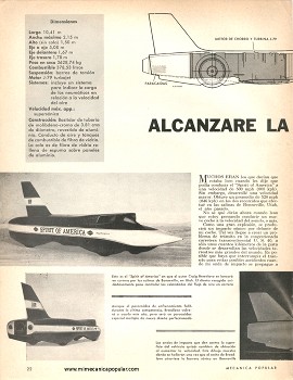 Alcanzare la Velocidad Supersónica - Diciembre 1965