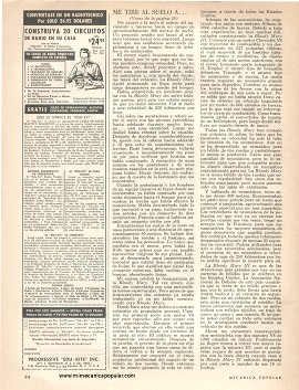 Motociclismo: Me Tiré al Suelo a 240 Kph -Diciembre 1965