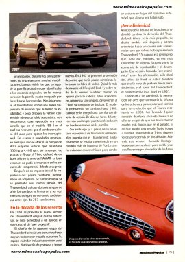 LA LEGENDARIA Ave de Trueno - Thunderbird - Junio 2000