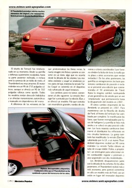 LA LEGENDARIA Ave de Trueno - Thunderbird - Junio 2000