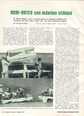 Mini-Botes con máxima utilidad - Octubre 1971