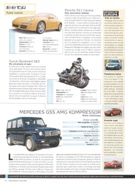 Los Autos Nuevos de Octubre 2004