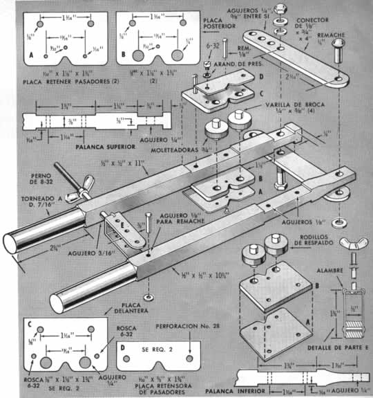 Clic en la imagen para ver más grande y claro  -  Practica Herramienta Moleteadora